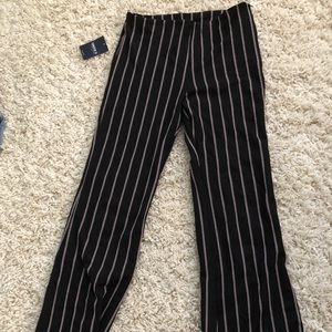 Forever 21 flare striped pants